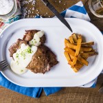 Escalope de veau sauce à la crème de pommes de terre