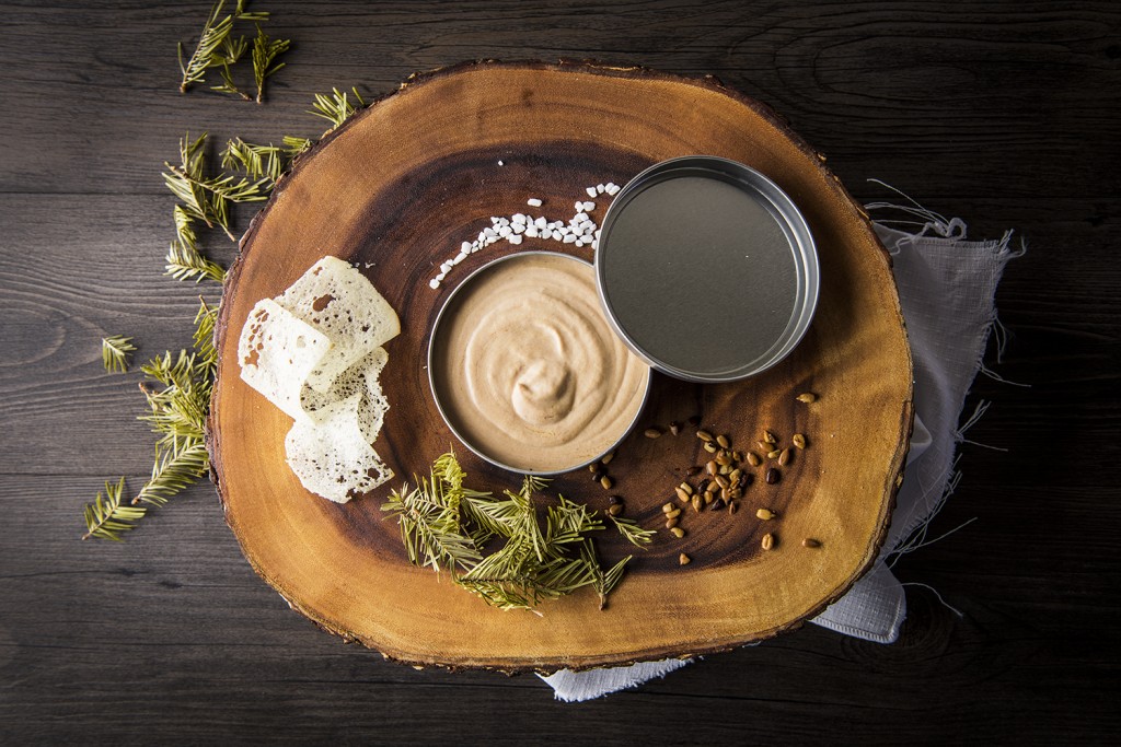 Crémeux de foie gras à la purée de pomme et liquoreux à l’érable