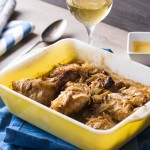 Poulet au vinaigre à la crème
