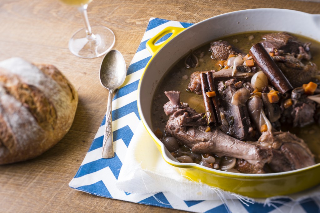 Duck In Red Wine And Cinnamon